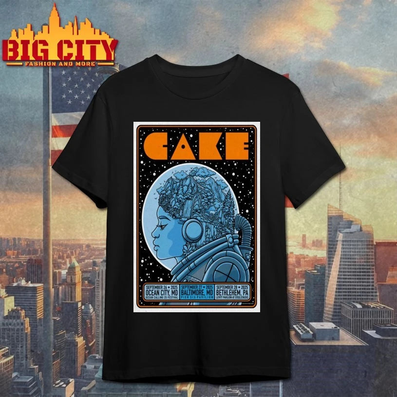 Cake Sept 26, 2025 Oceans Calling 2025 Ocean City, Maryland Poster shirts