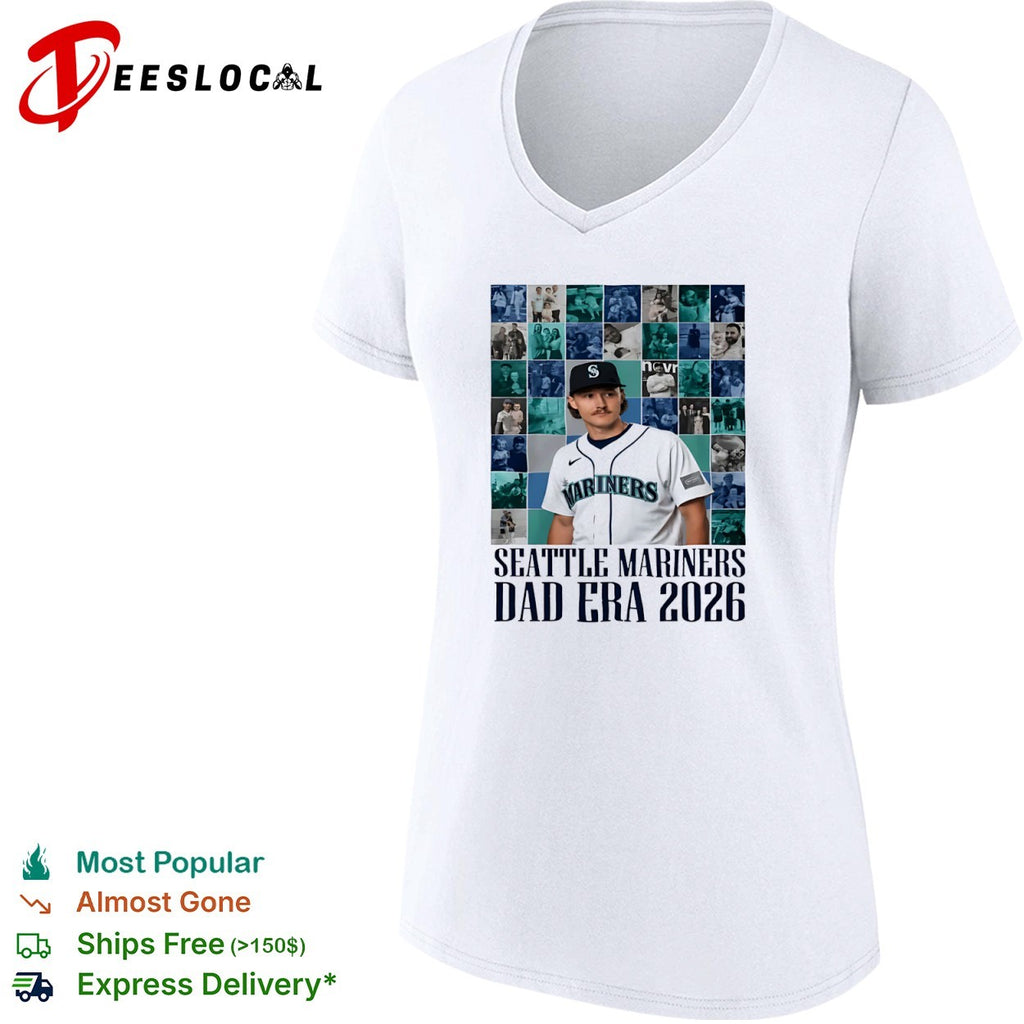 Cal Raleigh Seattle Mariners MLB Seattle Mariners Dad Era 2026 shirt