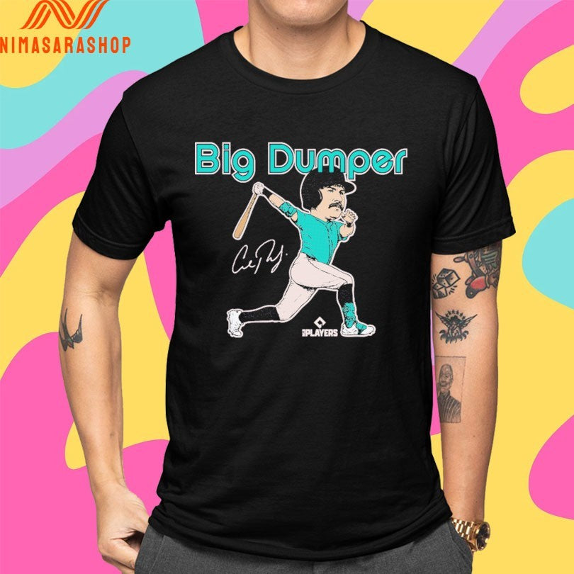 Cal Raleigh Seattle Mariners Mlb Big Dumper Signature Shirts