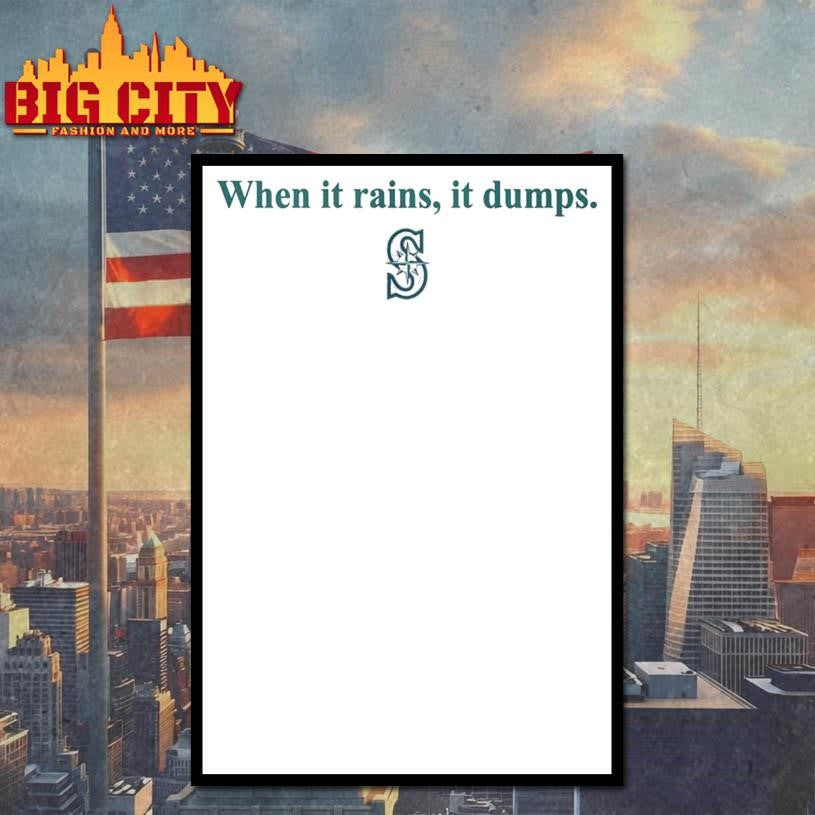 Cal Raleigh When It Rains It Dumps Shirt