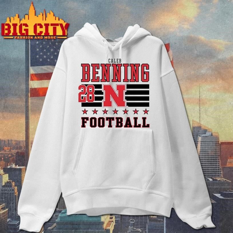 Caleb Benning Nebraska Cornhuskers Football NIL Striped Shirt