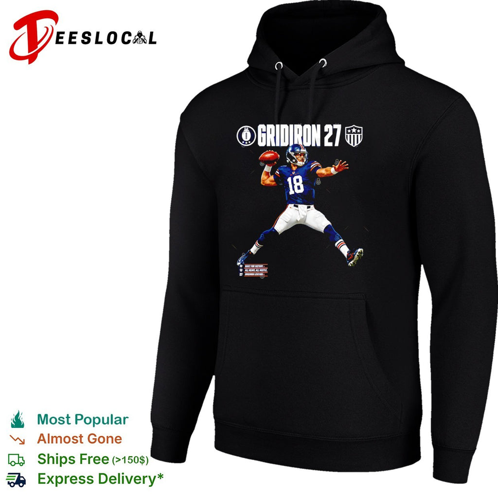 Caleb Williams Chicago Bears Gridiron 27 Built for Victory All Heart All Hustle shirt