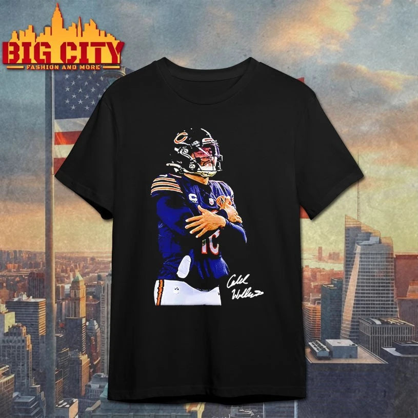 Caleb Williams Cold Chicago Football signature shirt