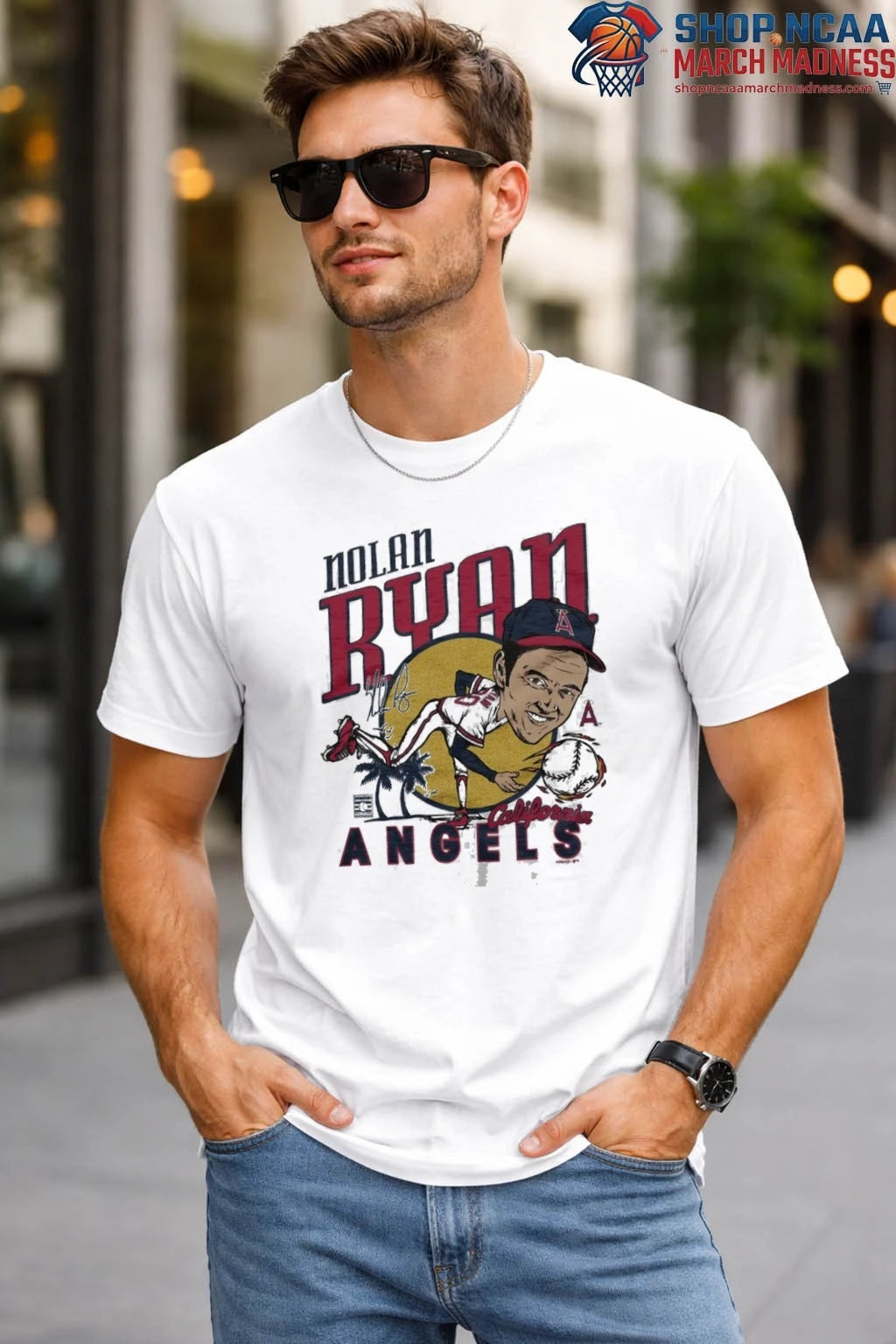 California Angels Nolan Ryan Signature Shirt