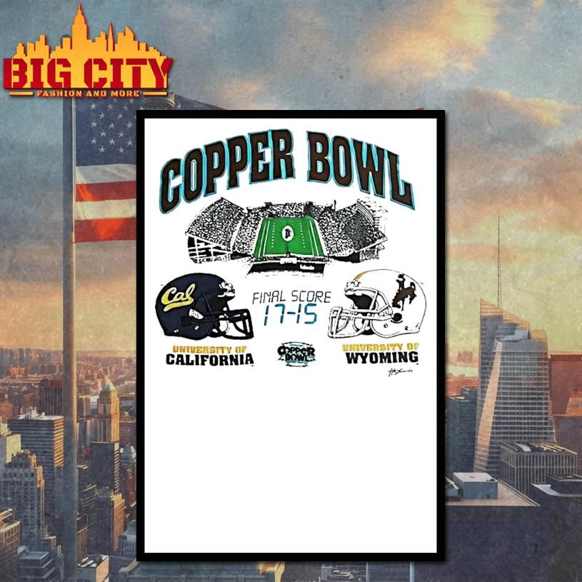California Cal Bears Vs Wyoming Cowboys Copper Bowl Final Score Shirt