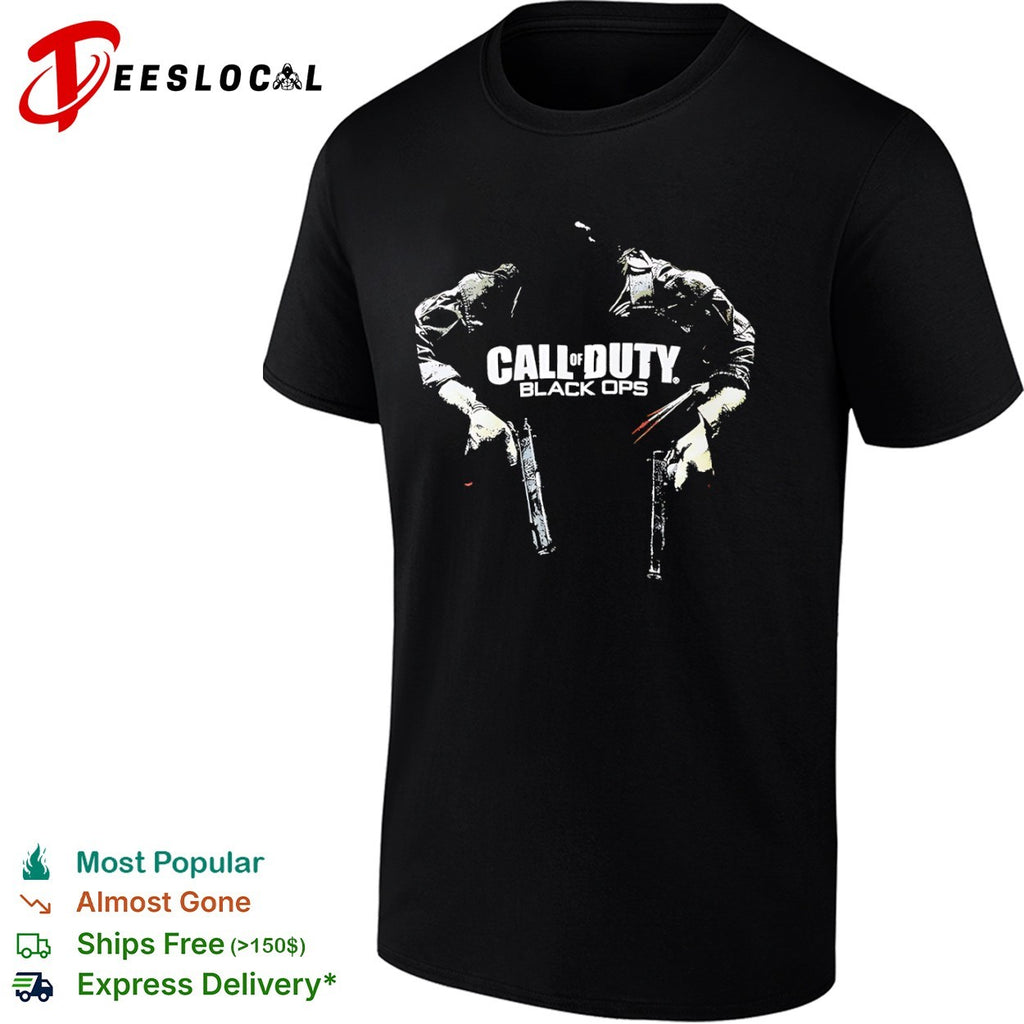 Call of Duty Black Ops dual M1911 pistols gaming shirt