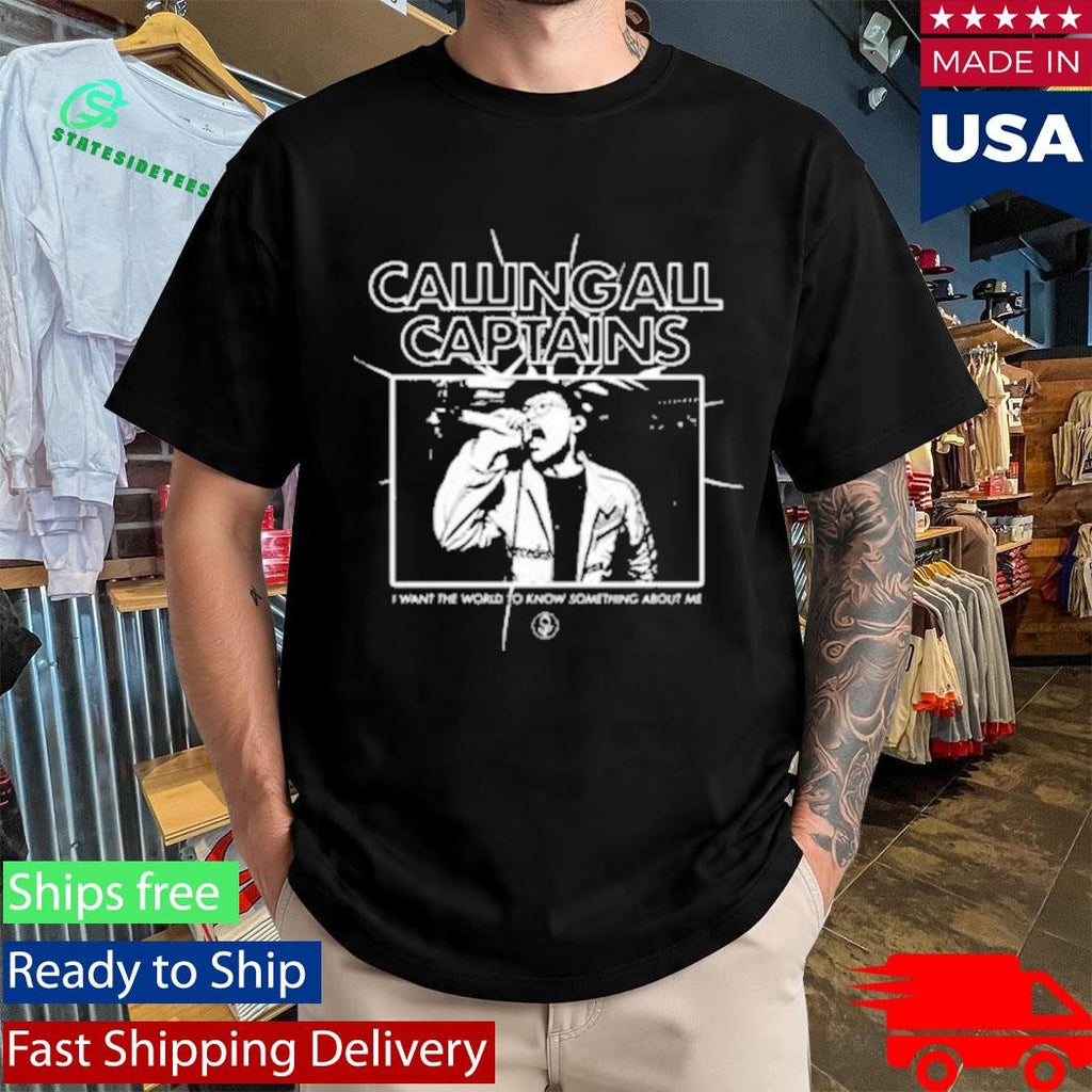 Calling All Captains Dark Clouds Shirt