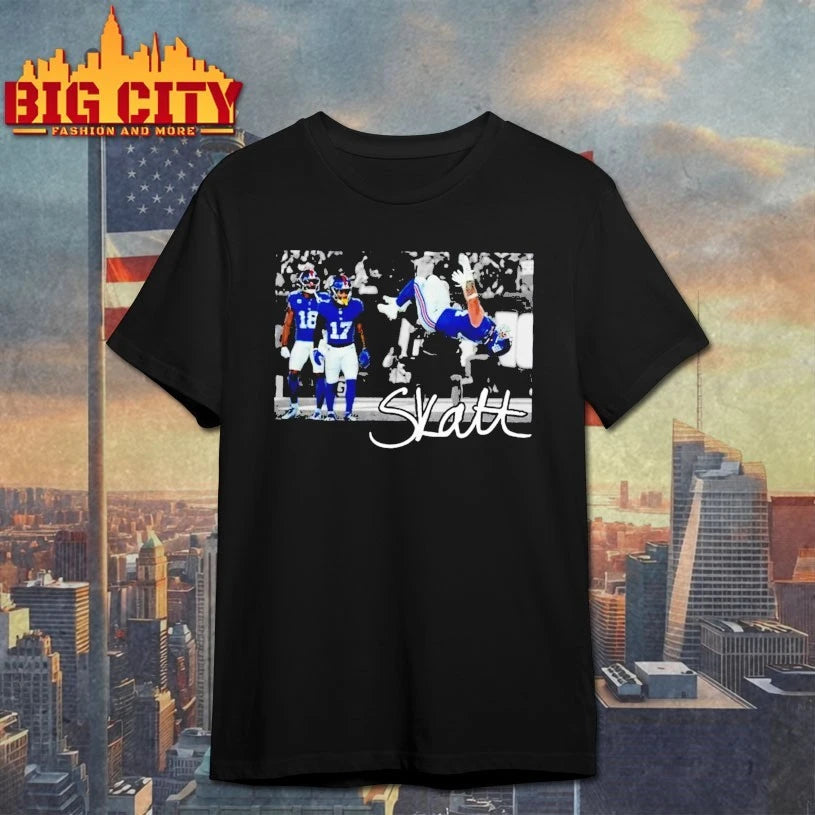 Cam Skattebo Backflip Celebration New York Shirt