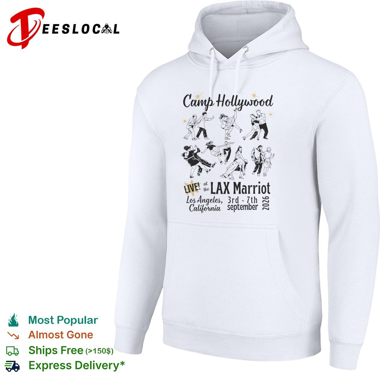 Camp Hollywood LIVE at the LAX Marriot Los Angeles 3rd 7th september 2026 shirt
