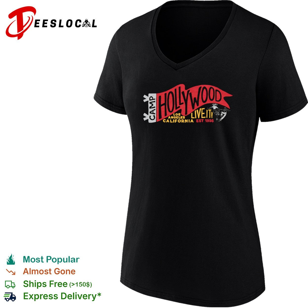 Camp Hollywood Live It California shirt