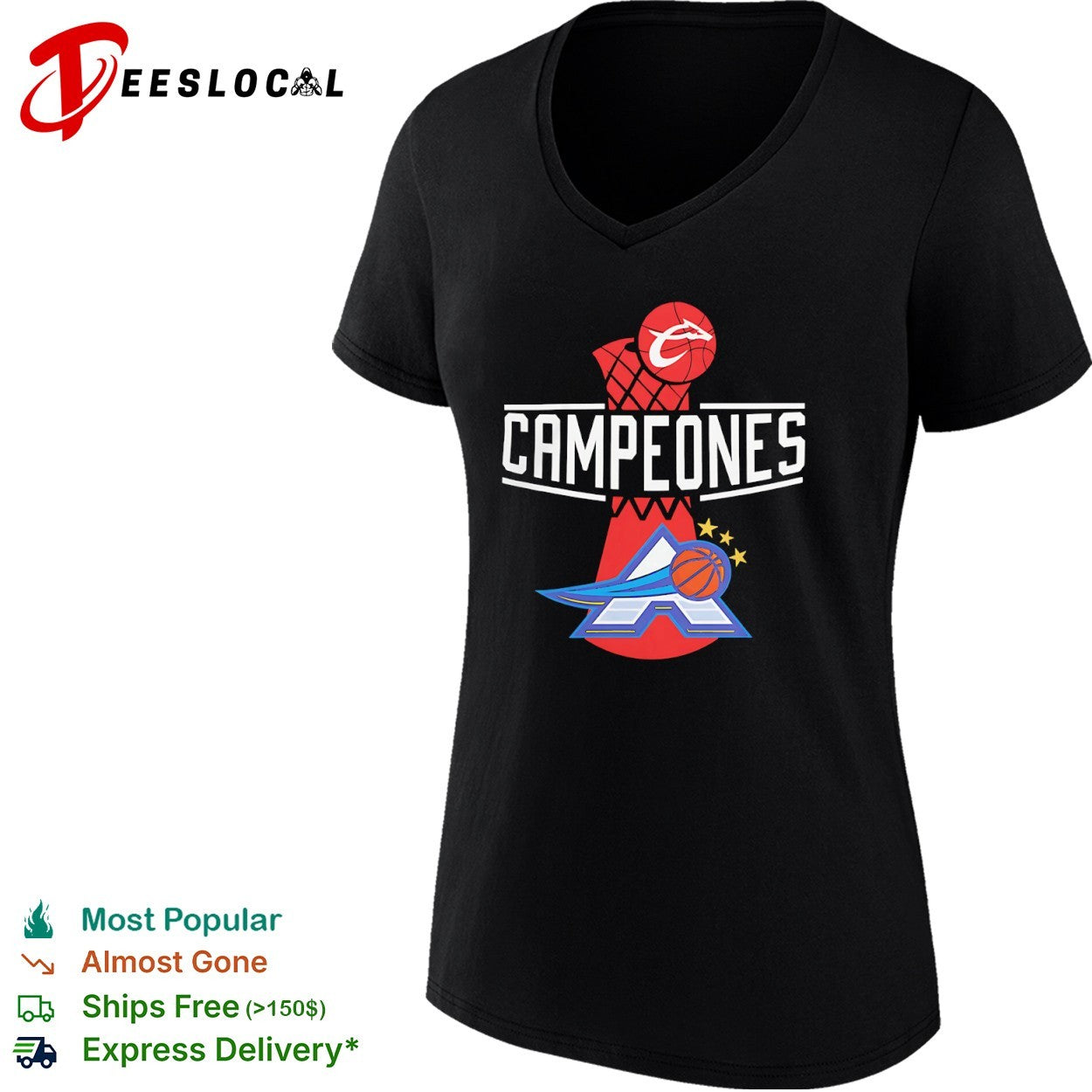 Campeones Cleveland Cavaliers and Alaska Aces Basketball shirt