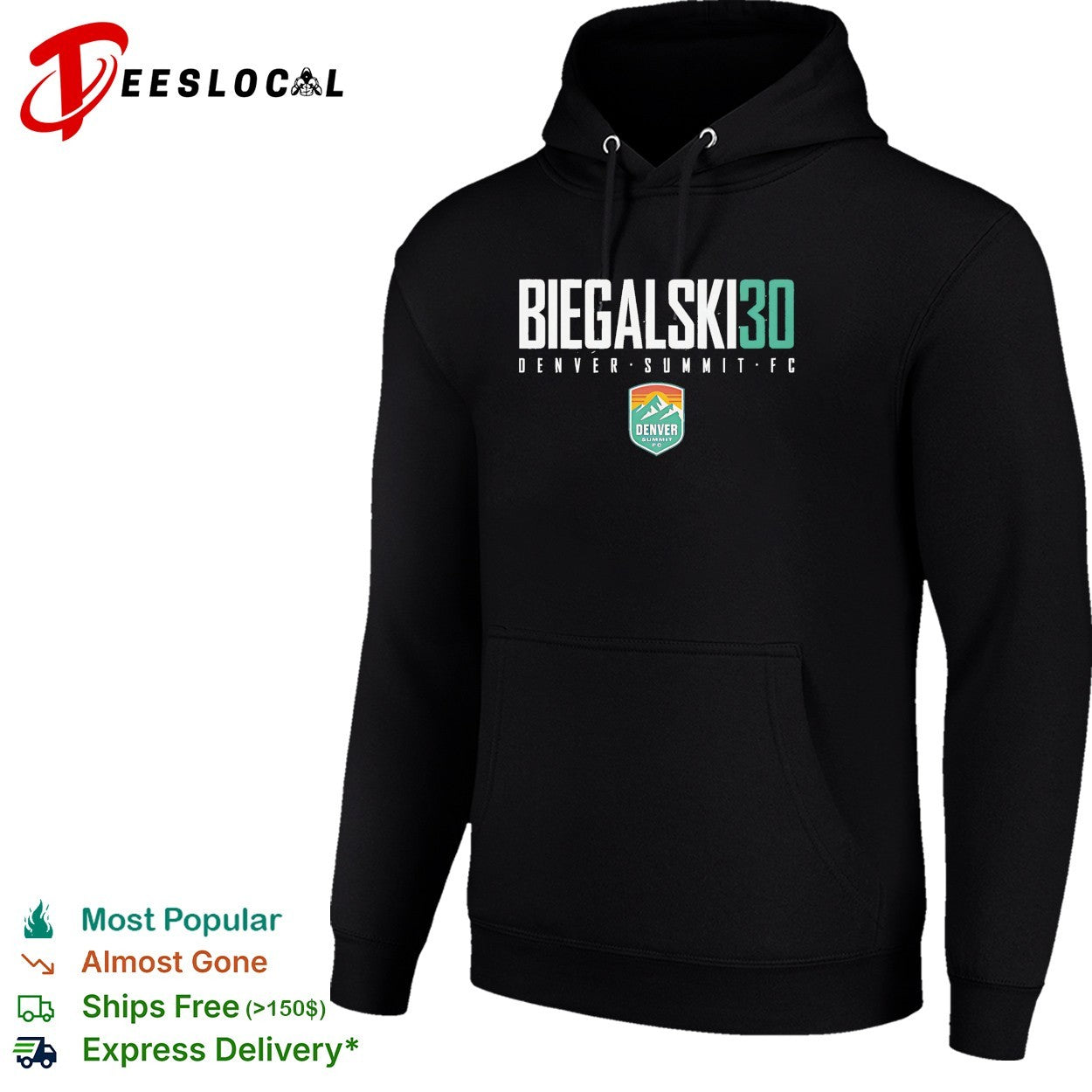 Camryn Biegalski 30 Denver Summit FC professional women’s soccer team shirt