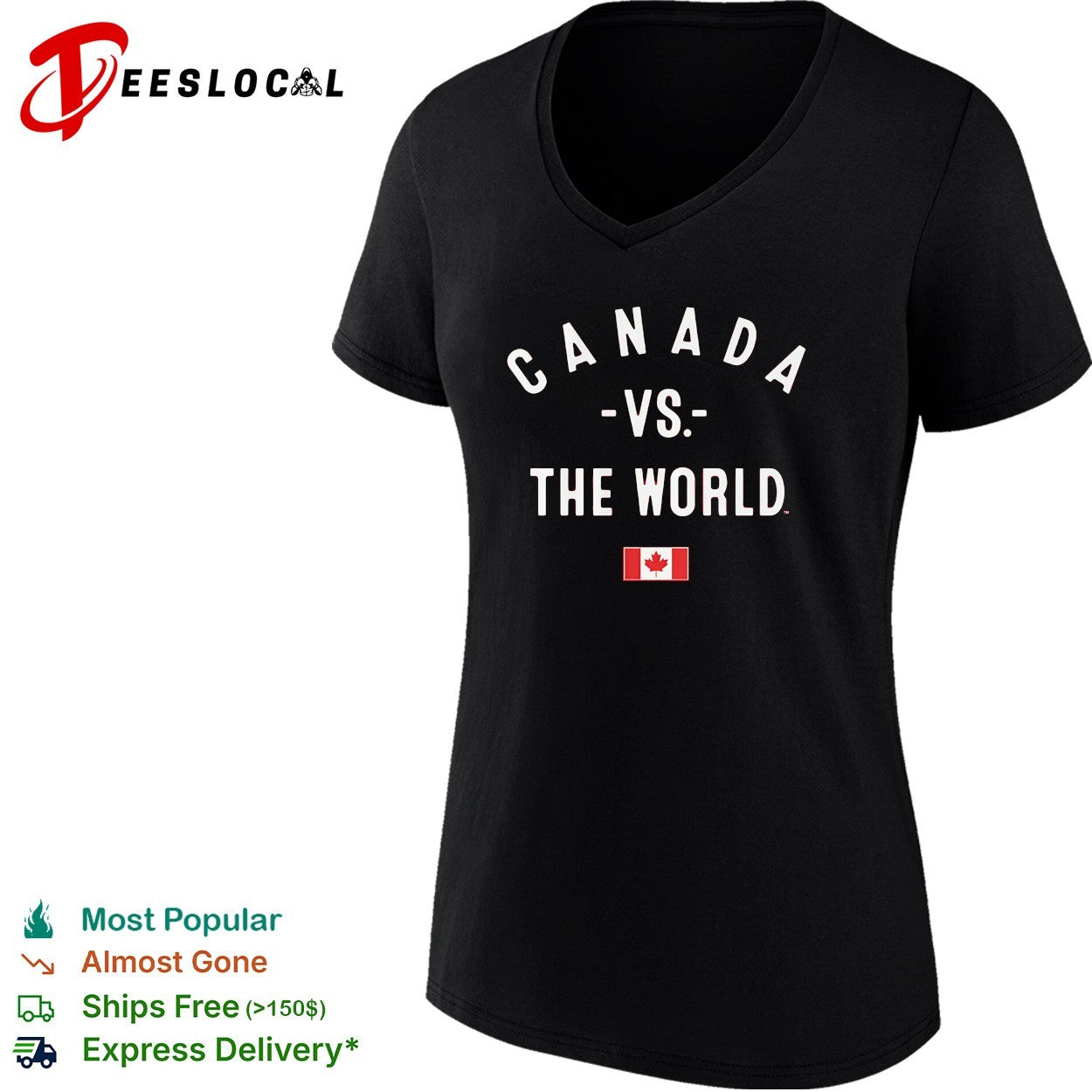 Canada vs The World FIFA World Cup 2026 having flag shirt