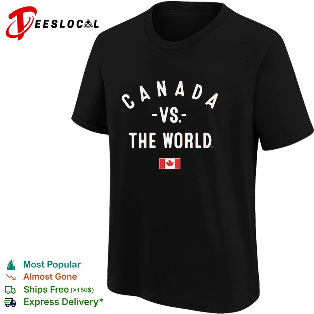 Canada vs The World FIFA World Cup 2026 having flag shirt