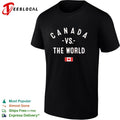 Canada vs The World FIFA World Cup 2026 having flag shirt