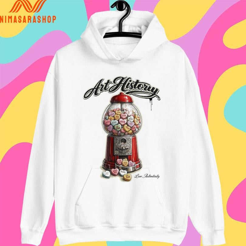 Candy Heart Machine Art History Love Authentically Shirts