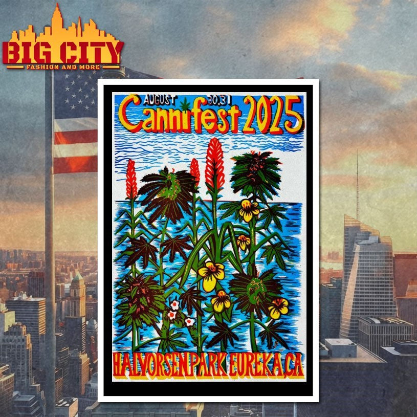 Cannifest Halvorsen Waterfront Park In Eureka CA Aug 30-31 2025 Poster Shirt