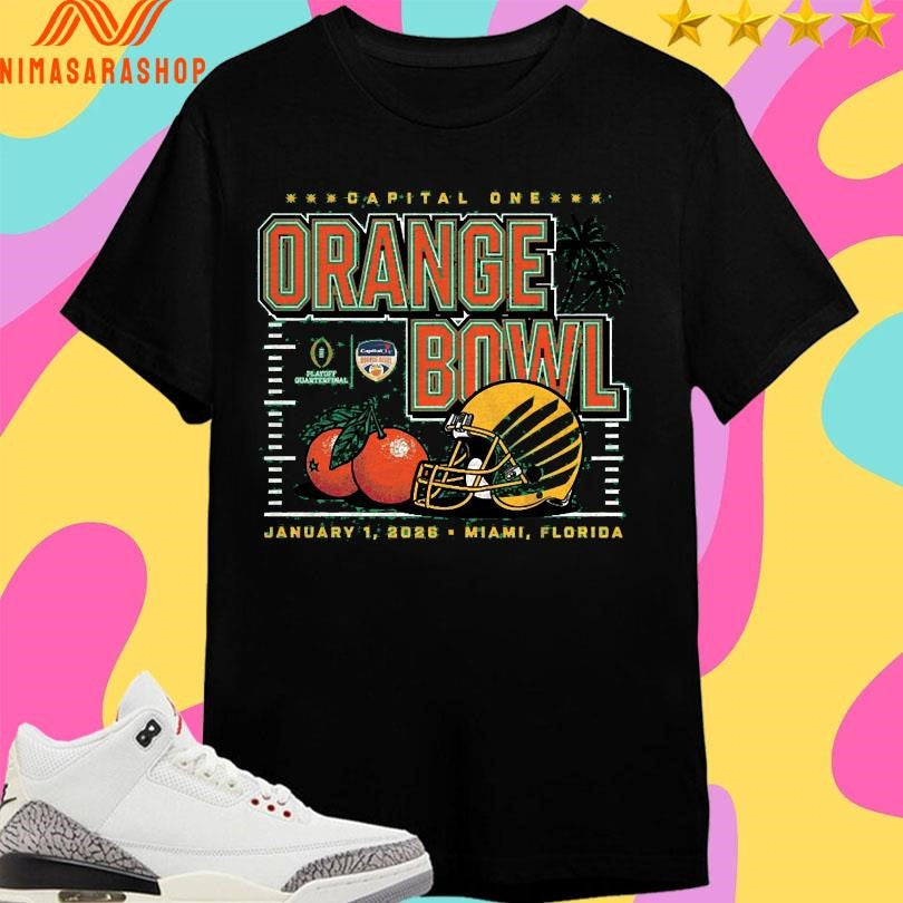 Capital One Orange Bowl January 1 2026 Miami Florida Shirts
