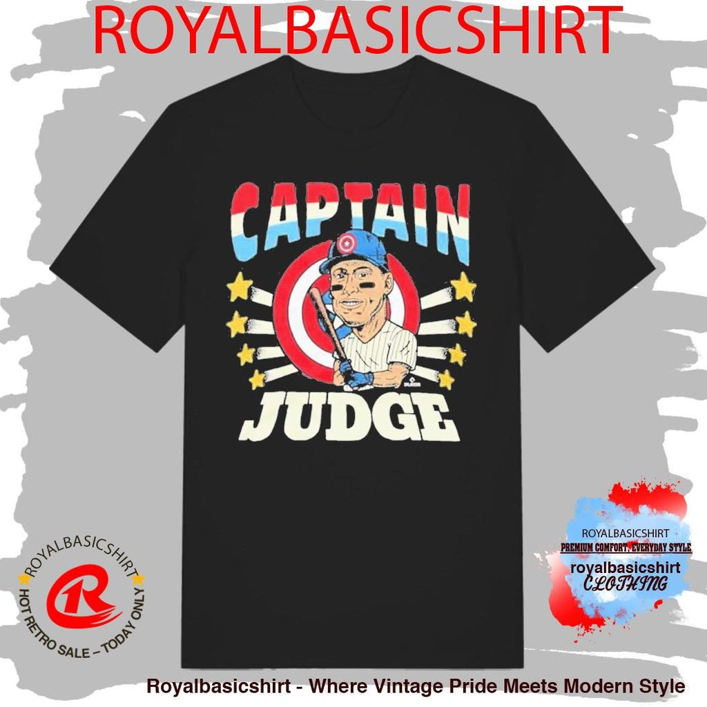 Captain America Aaron Judge Cartoon Shirt