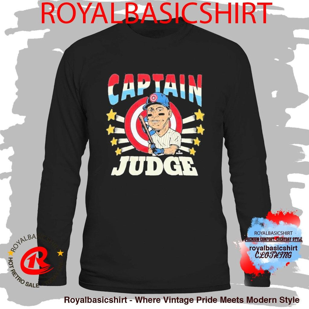 Captain America Aaron Judge Cartoon Shirt