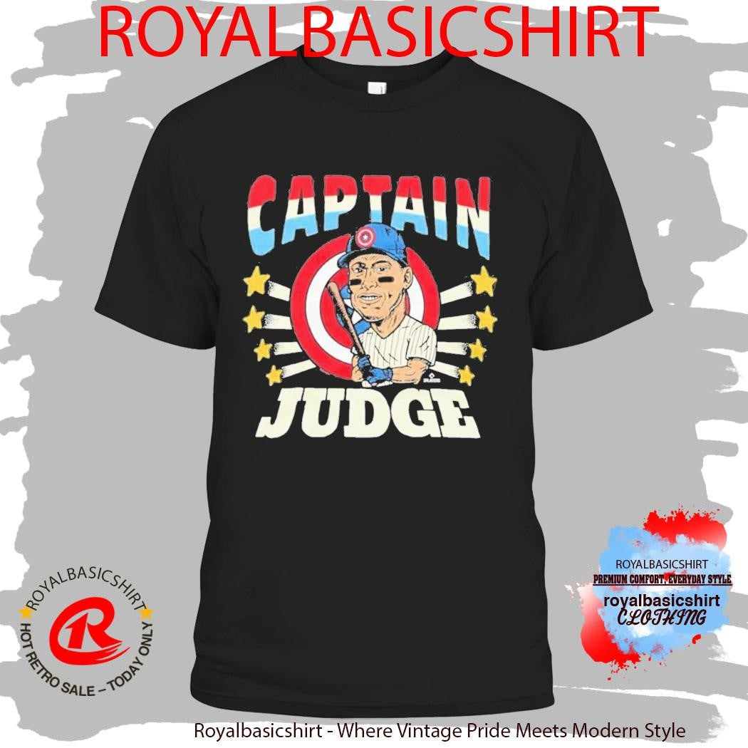 Captain America Aaron Judge Cartoon Shirt