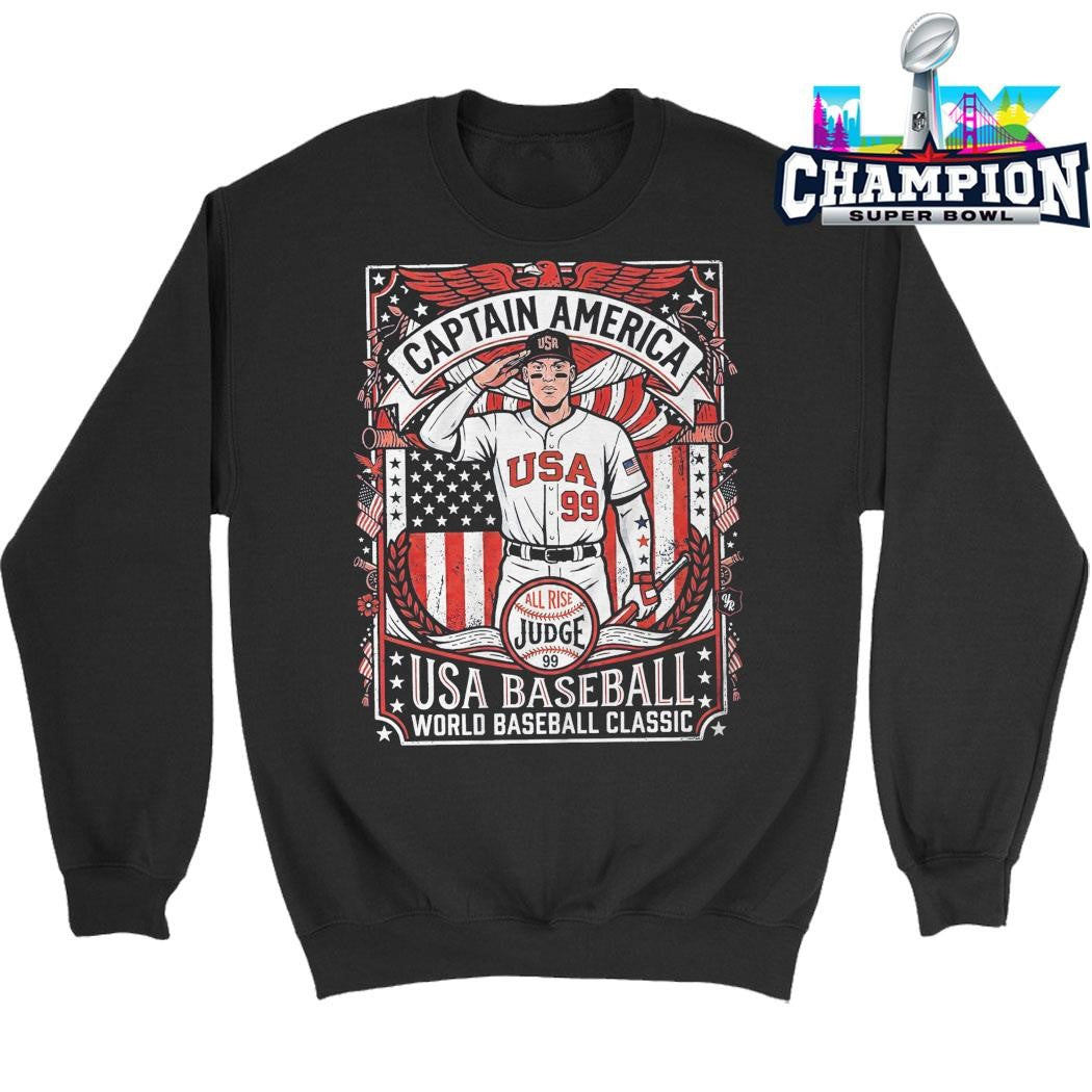 Captain America Usa Baseball World Baseball Classic Shirt