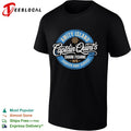 Captain Quint Amity Island shark fishing ship wheel charter boat service 1975 shirt