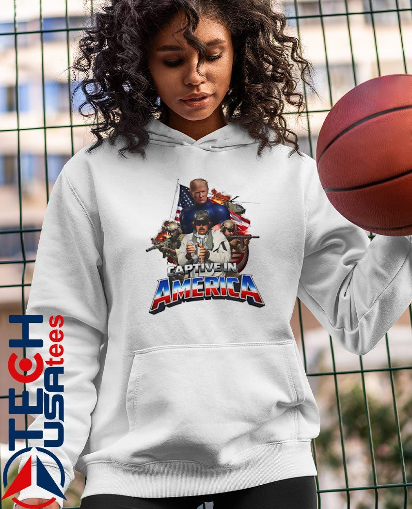 Captive in America Trump and Maduro graphic shirt