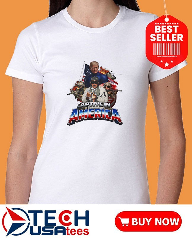 Captive in America Trump and Maduro graphic shirt