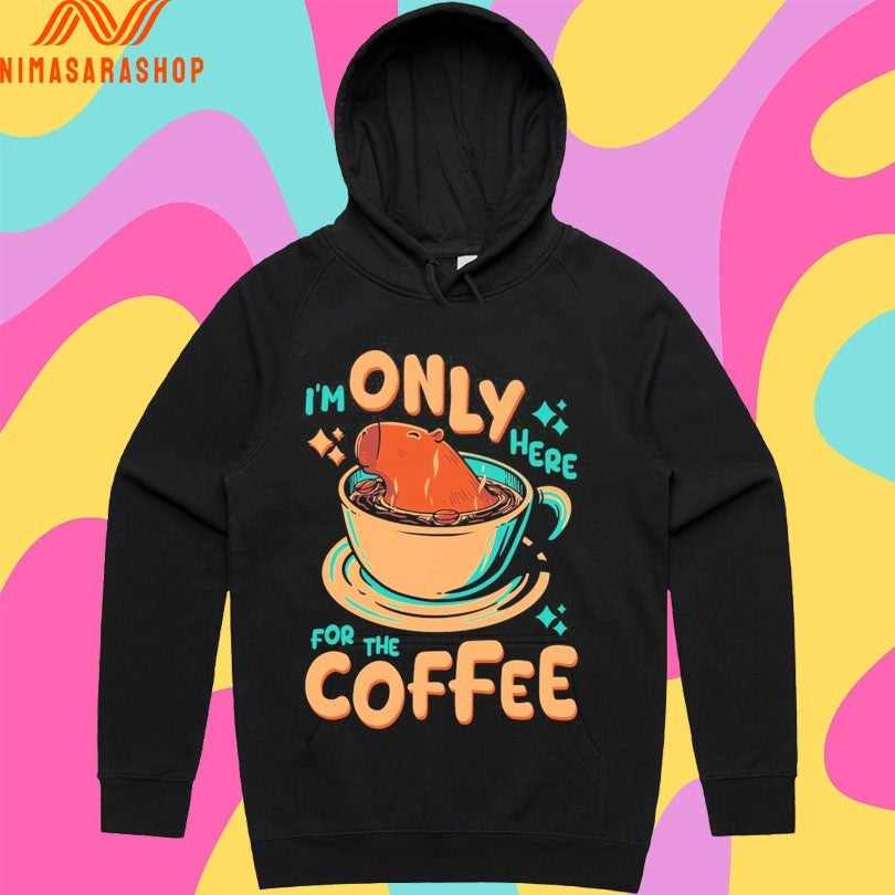 Capybara I’m Only Here For The Coffee Shirts