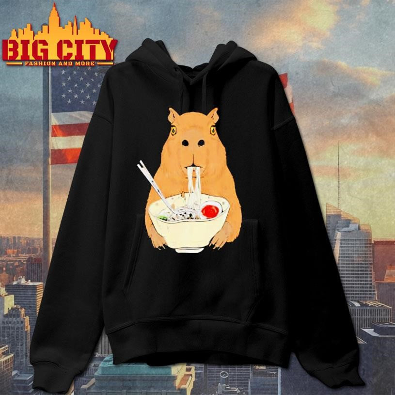 Capybara eat Ramen Japanese shirt