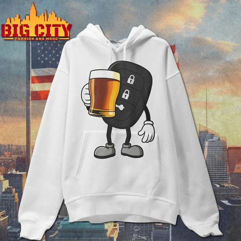 Car Remote Key Holding Beer Meme Shirt