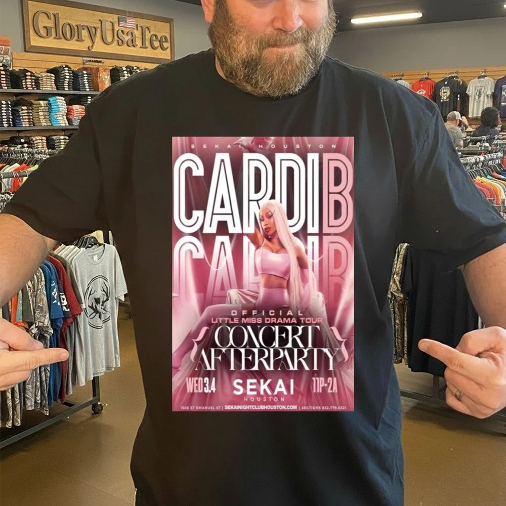 Cardi B Little Miss Drama Tour 2026 Poster Shirt