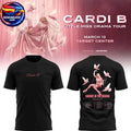 Cardi B The Little Miss Drama Tour 2026 Limited Edition Two Sided Shirt