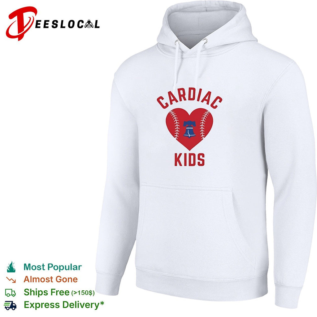 Cardiac kids Philadelphia Phillies baseball heart shirt