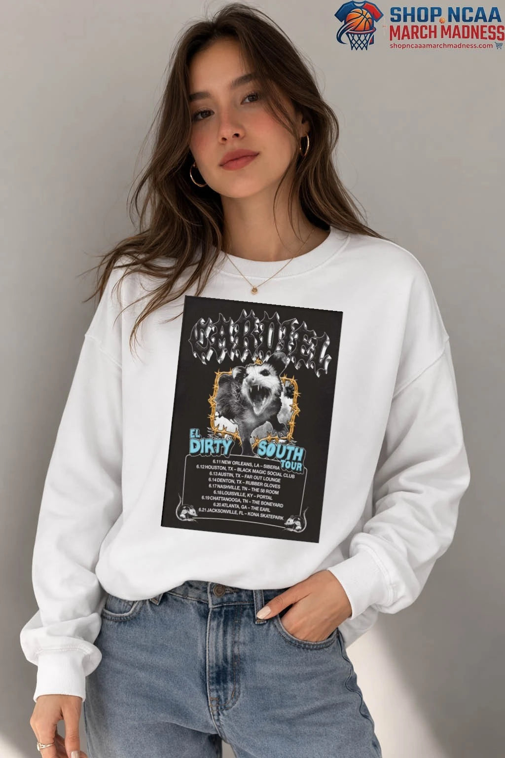 Cardiel El Dirty South Tour 26 Shirt