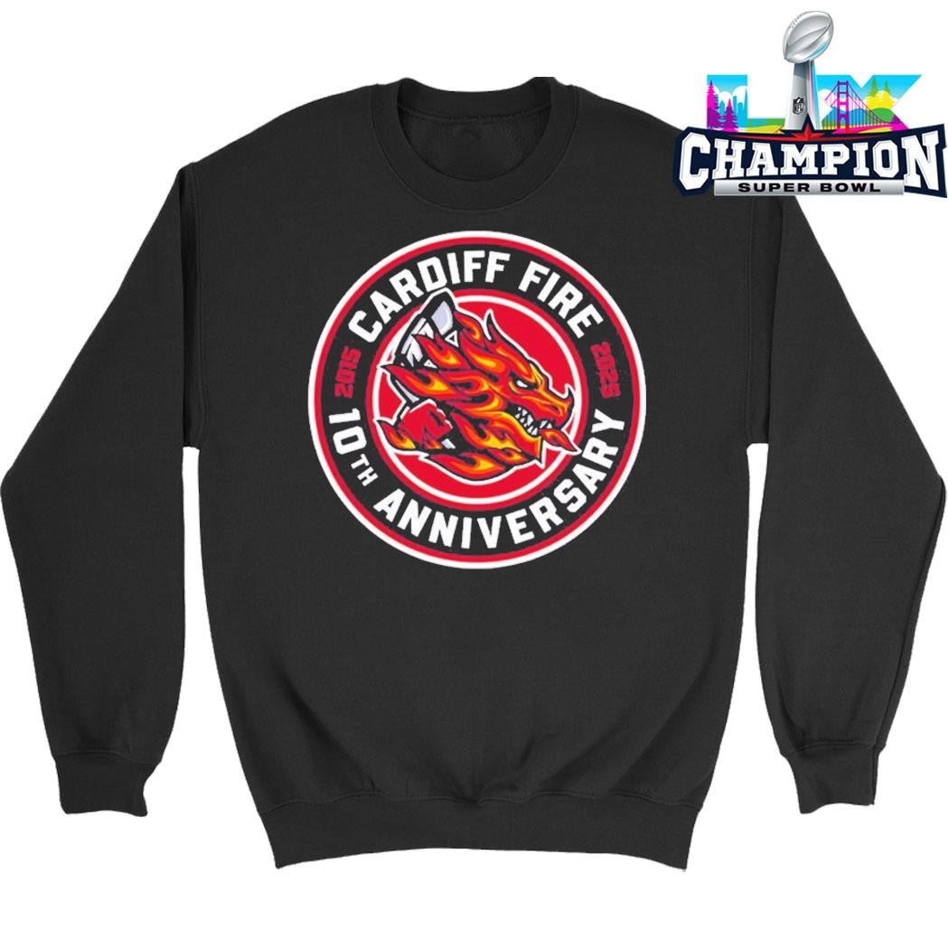 Cardiff Fire 10th Anniversary Shirt