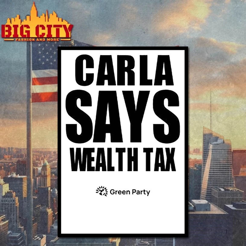 Carla Says Wealth Tax Green Party shirt
