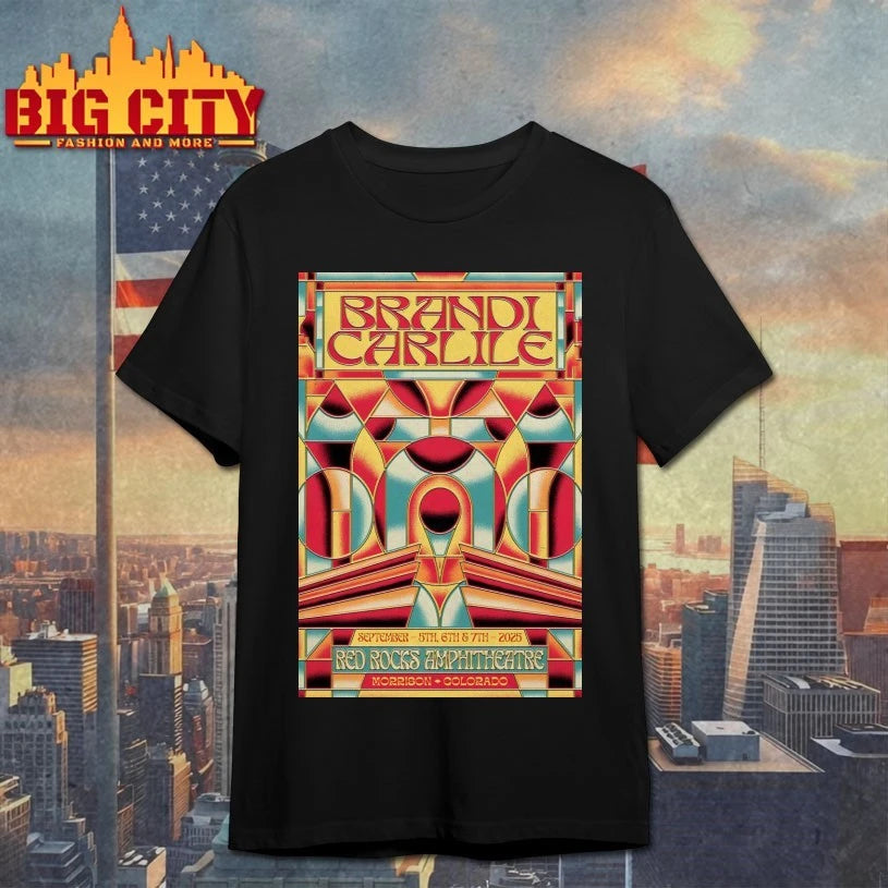 Carlile Tour Red Rocks 2025 Poster shirt