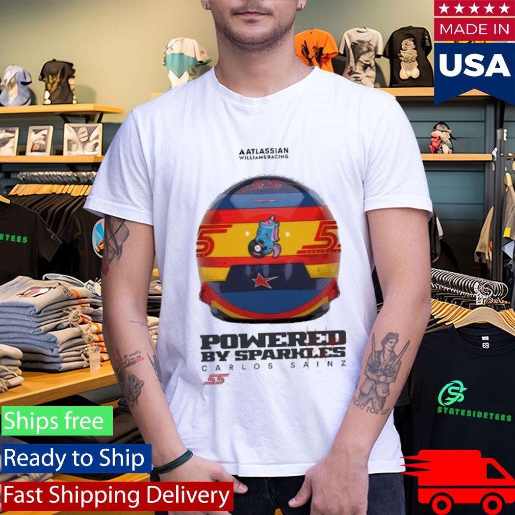 Carlos Sainz Atlassian Williams Racing Sparkles Shirt