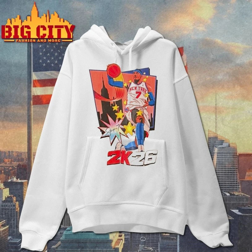 Carmelo Anthony York Knicks Nba 2K26 Shirt