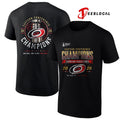 Carolina Hurricanes Eastern Conference raised by the storm commemorative trophy graphic shirt