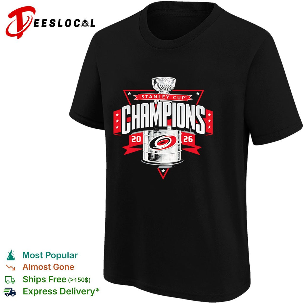 Carolina Hurricanes Stanley Cup Champions 2026 hockey tournament shirt