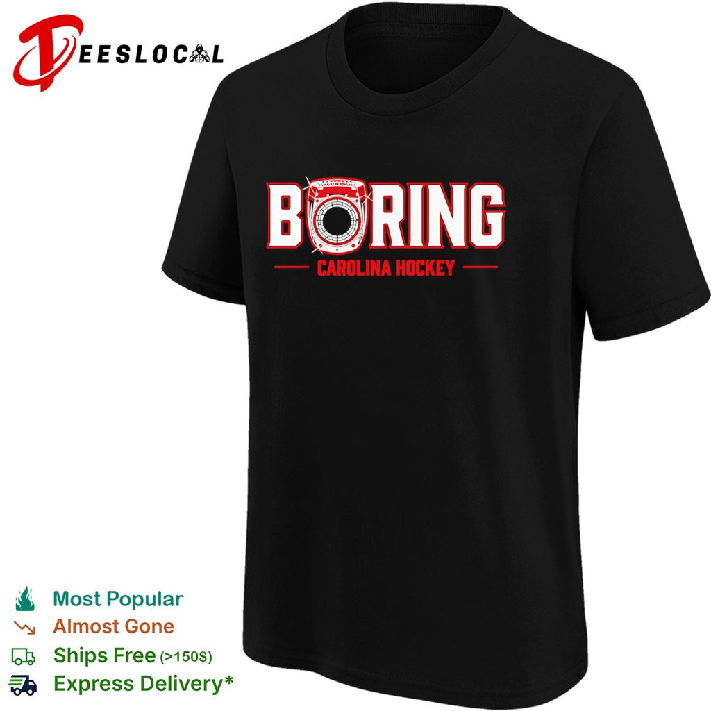 Carolina Hurricanes hockey team ring logo boring shirt