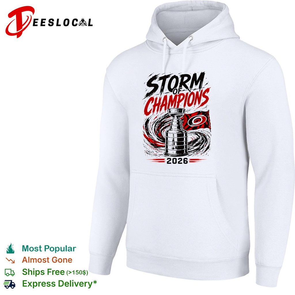 Carolina Hurricanes storm of champions trophy flag 2026 shirt