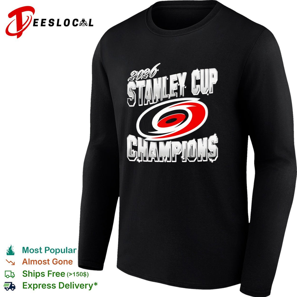 Carolina Hurricanes team logo 2026 Stanley Cup champions shirt
