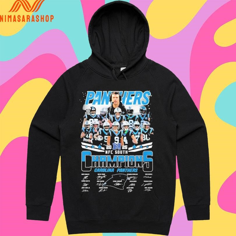 Carolina Panthers NFC South Division Champions 2025-2026 Shirts