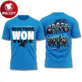 Carolina Panthers Nfc South Division Champions 2025 Two Sided Shirt