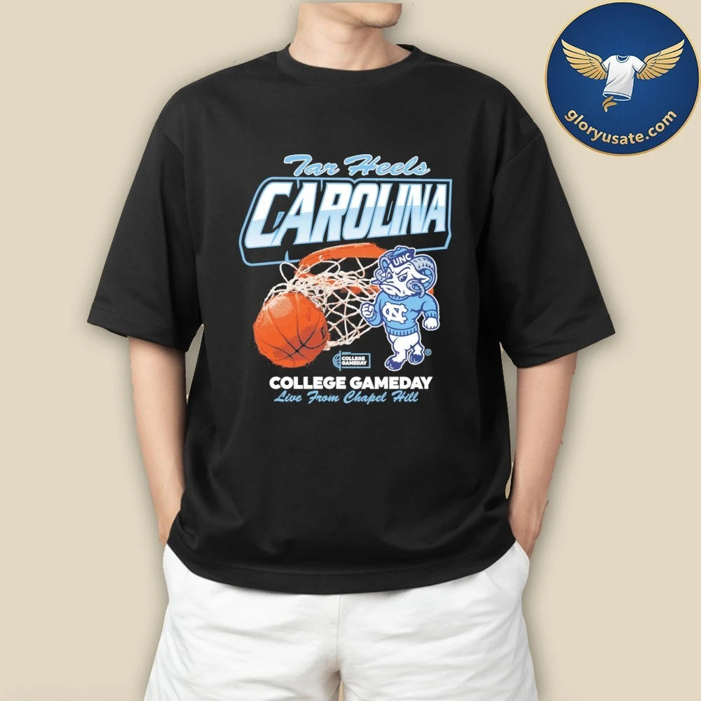 Carolina Tar Heels College Gameday Live from Chapel Hill Mascot Shirt