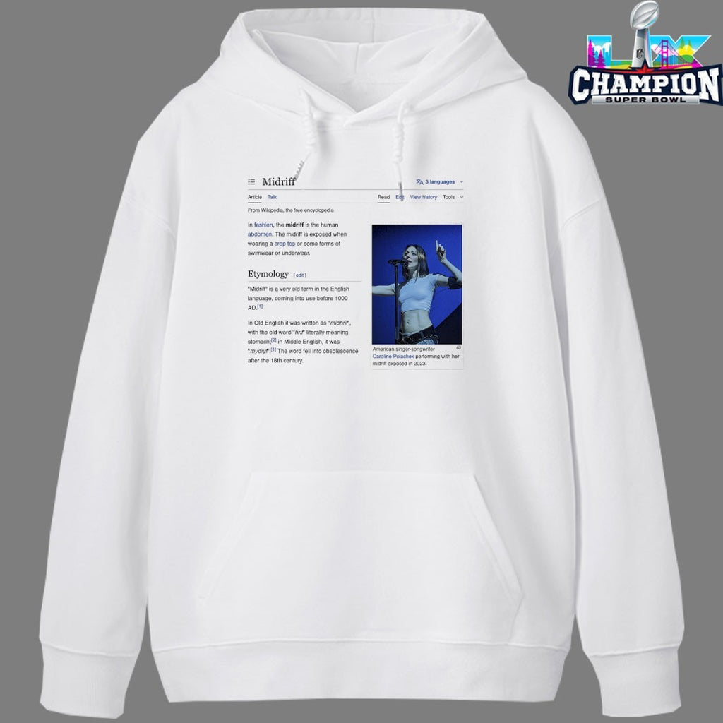 Caroline Polachek Midriff Etymology Wikipediated T-shirts